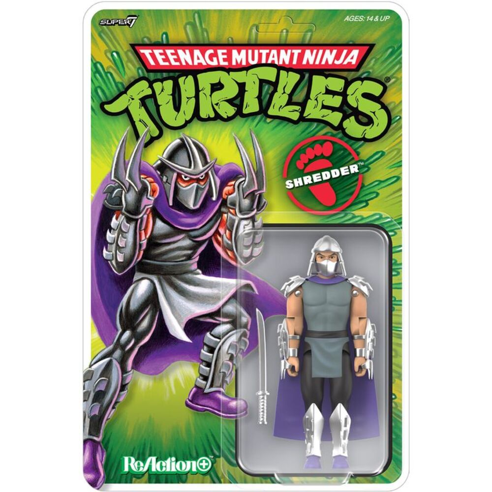 Super7 - Teenage Mutant Ninja Turtles - ReAction+ Wv1 - Shredder (TMNT)